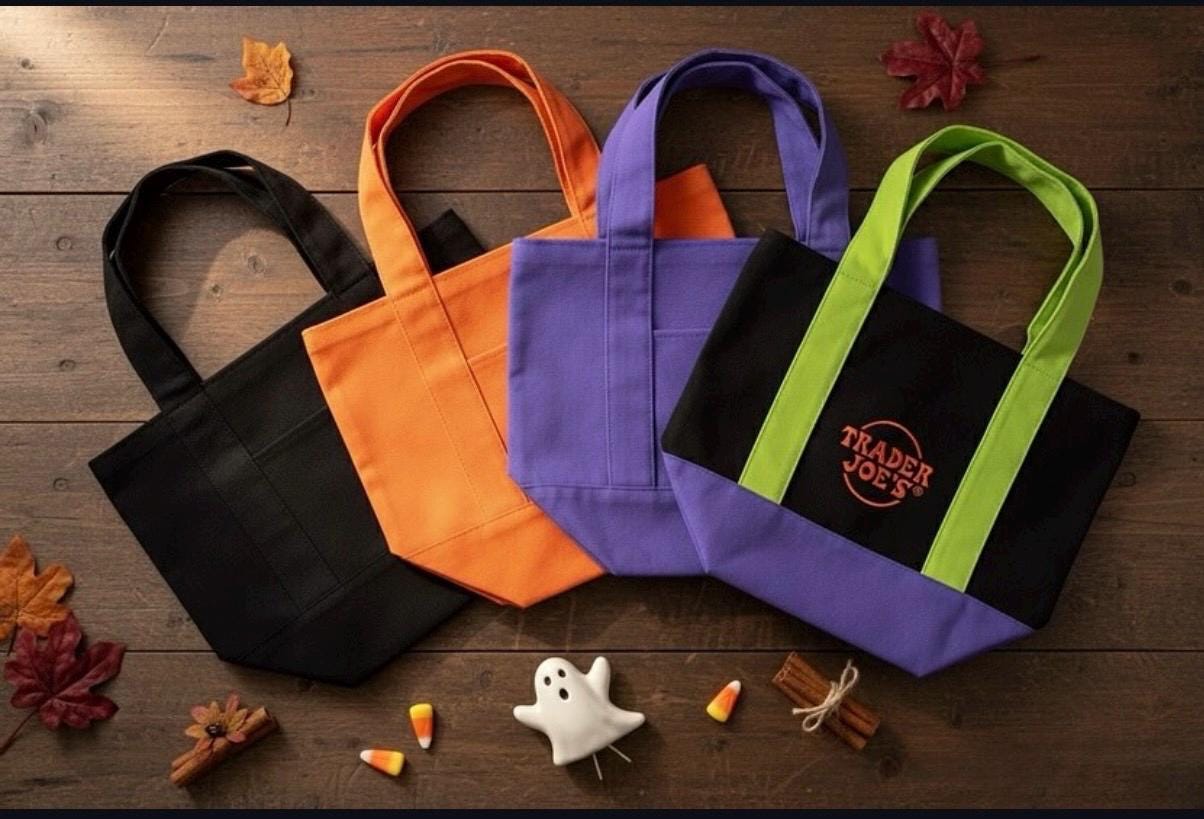 Trader Joe's Halloween Mini Tote Bag Limited Edition - Etsy