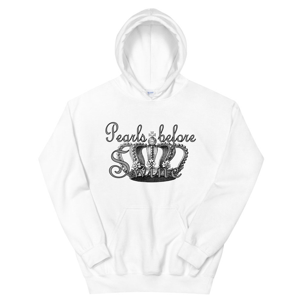 Pearls Before Swine Hooded Sweatshirt Etsy