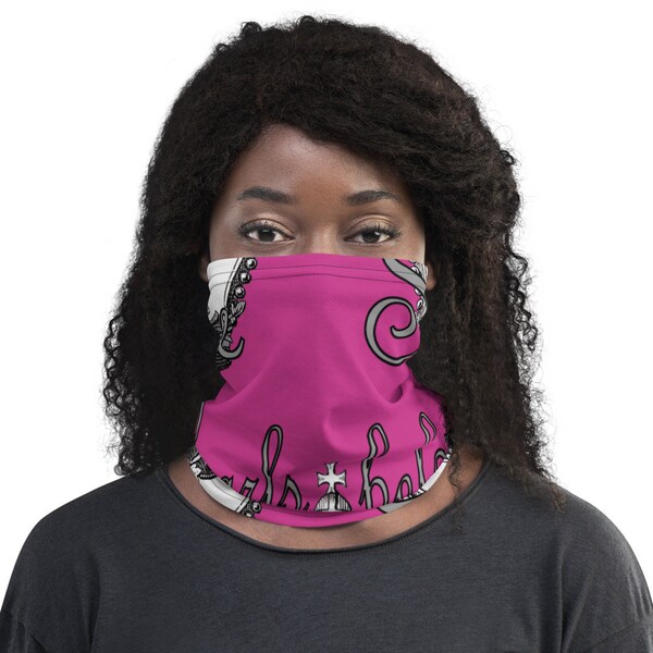 Pearls Before Swine face cover/neck gaiter/headband