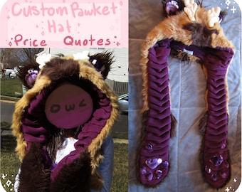Custom Pawket Hat - Price Quote Only!
