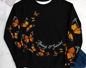Monarch Sweatshirt | Etsy