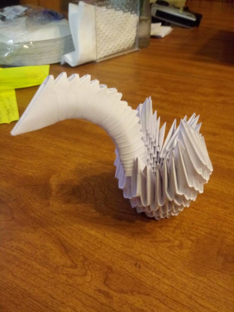 3d Origami Swan