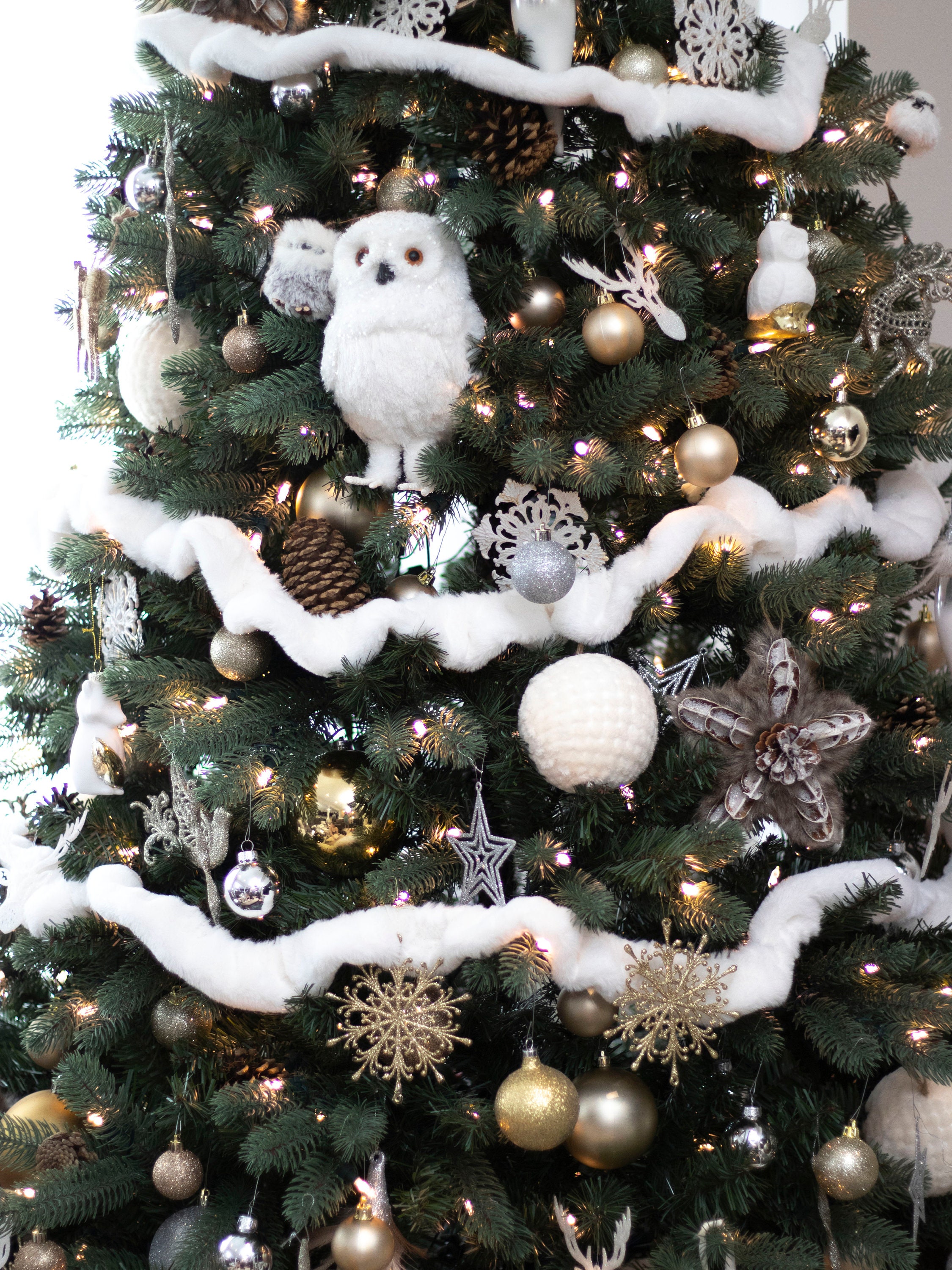 Fur garland for christmas tree Clearance