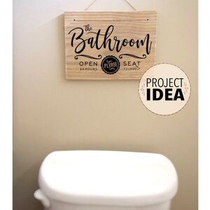 Farmhouse Bathroom Sign Printable, Funny Bathroom Printable Art ...