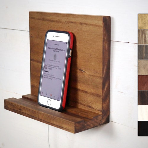 Wall Mount Phone Shelf Tablet Holder Home Gym Fitness Etsy