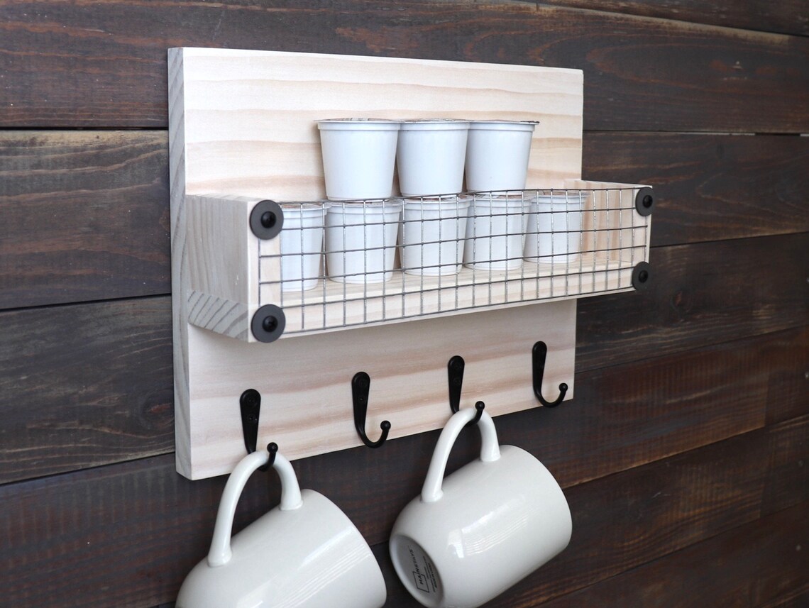 White Key Holder for Wall Key Rack with Mail Slot Wall Etsy