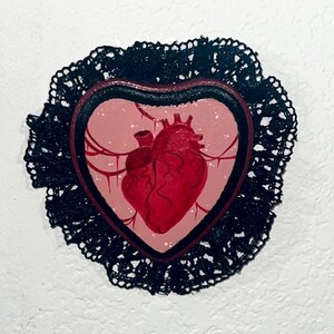Anatomically correct heart painting