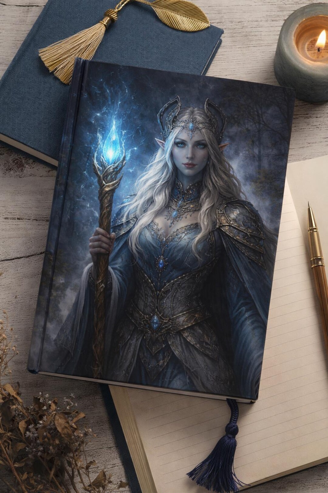 Dark Fantasy Elf Warrior Portrait, Medieval Character Art, RPG ...