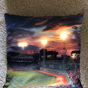 LED Pillow - Boston Red Sox, Fenway Park - Light Up Throw Pillow, Night Light, night lamp, great unique gift!