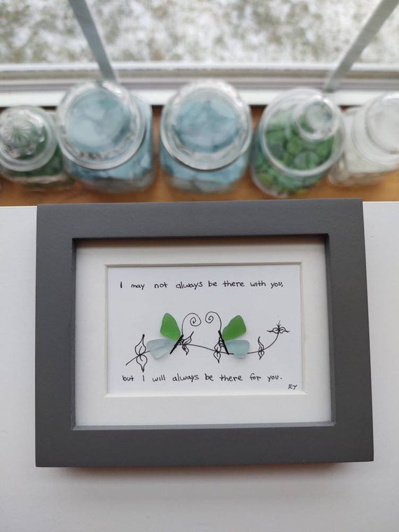 Sea Glass Butterflies, Sea Glass Butterfly Art, Mini Sea Glass