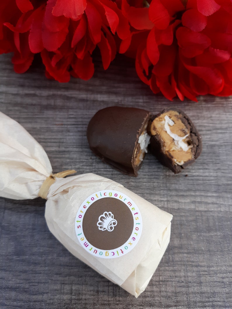 Caja de 5 Chocoteja de Coco Hecho a mano chocolates Etsy