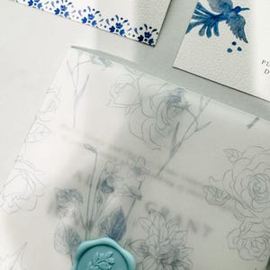 Example of how you may package the invitations after editing