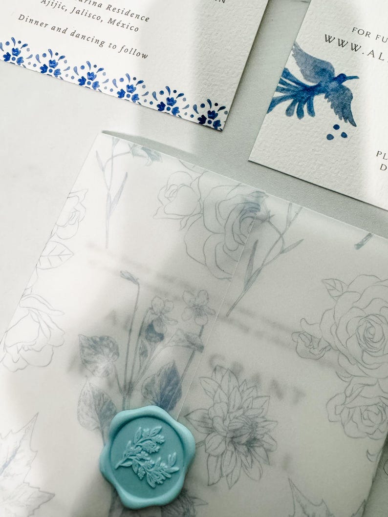 Example of how you may package the invitations after editing