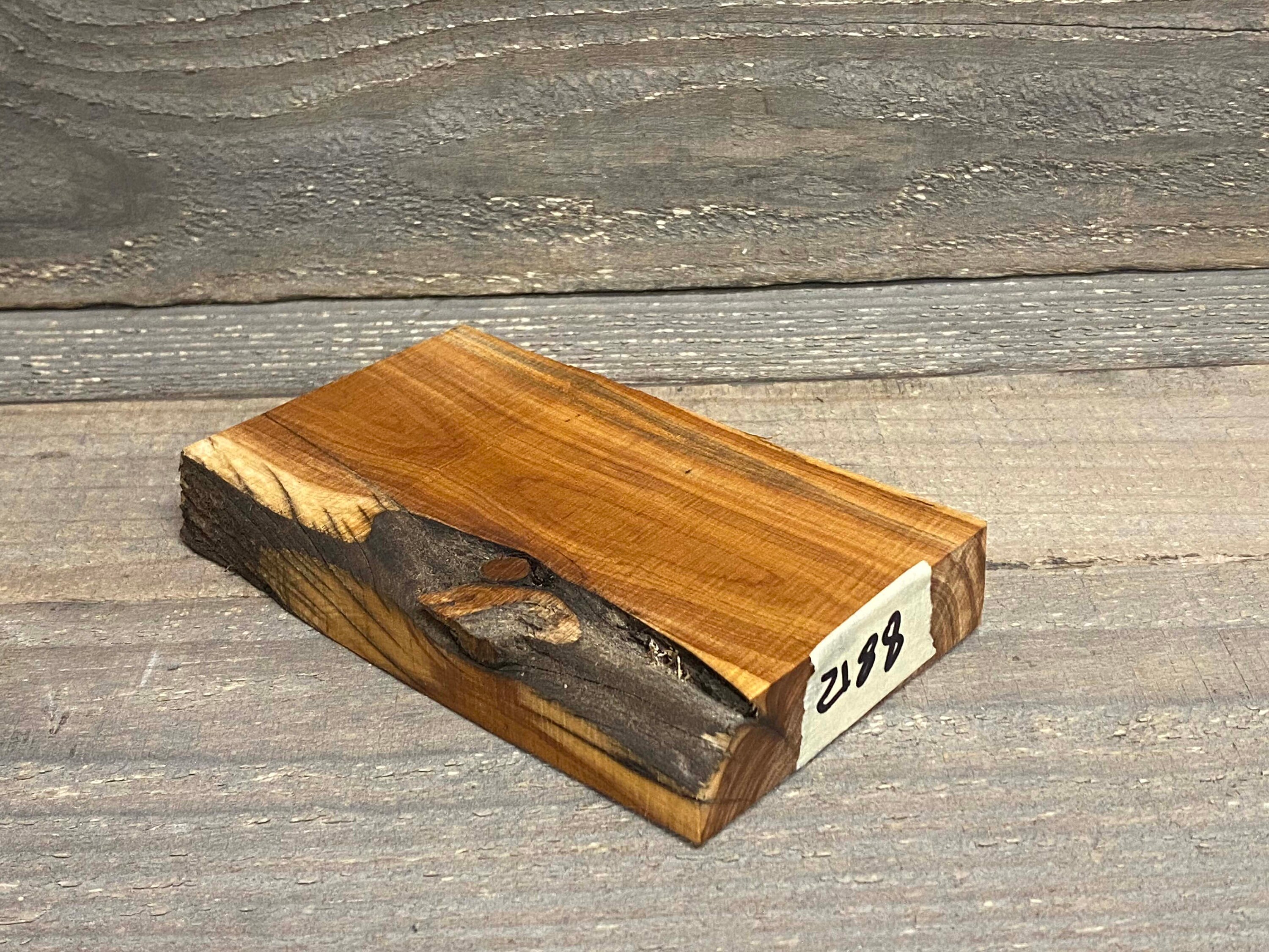 Desert Iron Wood Knife Scale Block 2188 Etsy