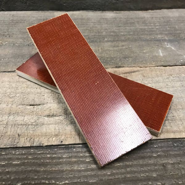 Vintage Brown Micarta Scales