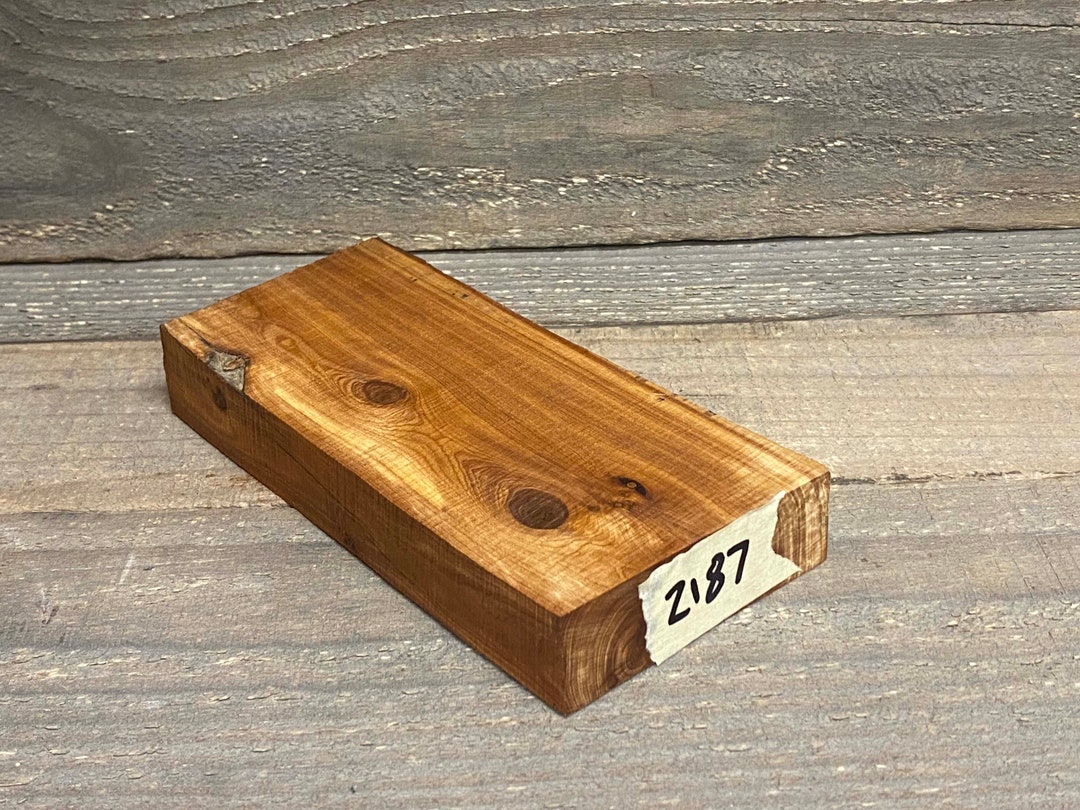 Desert Iron Wood Knife Scale Block 2187 Etsy