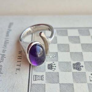 ヴィンテージ ジョージ ジェンセン スターリングシルバー アメジスト 