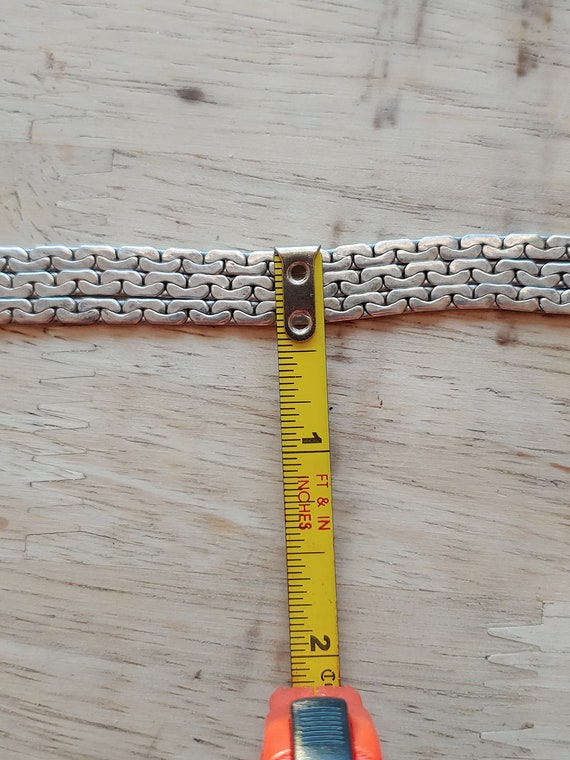 Vintage German 835 silver 3 chained bracelet - Ju… - image 9