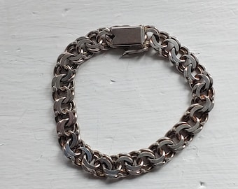 Vintage German 800 silver chain bracelet - Jugendstil style - German silver bracelet - German silver - handarbeit silver - friedrich binder