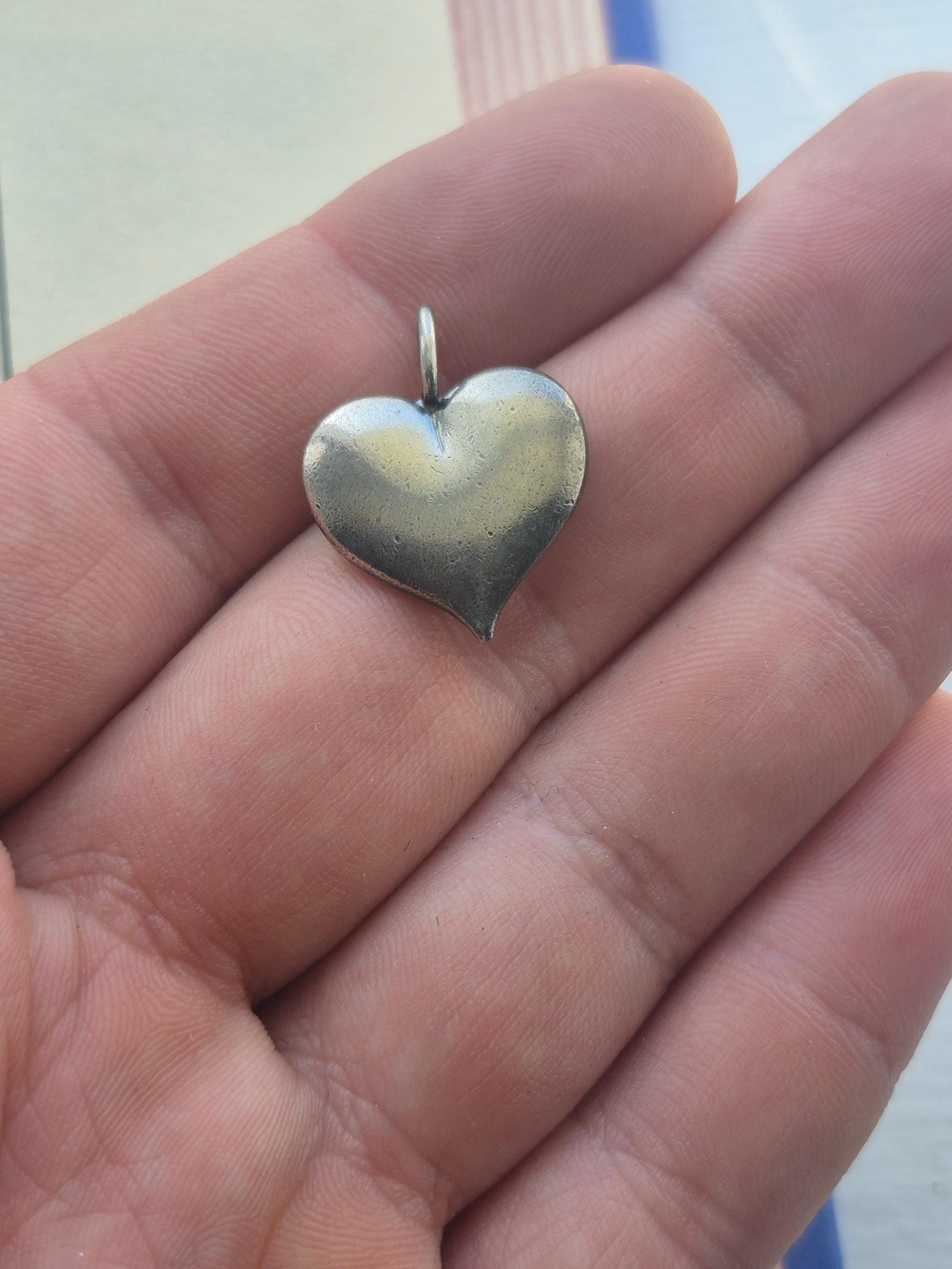 Vintage Hans Hansen Sterling Silver Heart Pendant | #307 Hansen