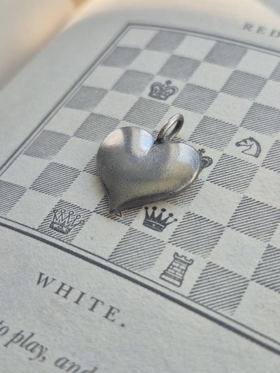 Vintage Hans Hansen Sterling Silver Heart Pendant | #307 Hansen