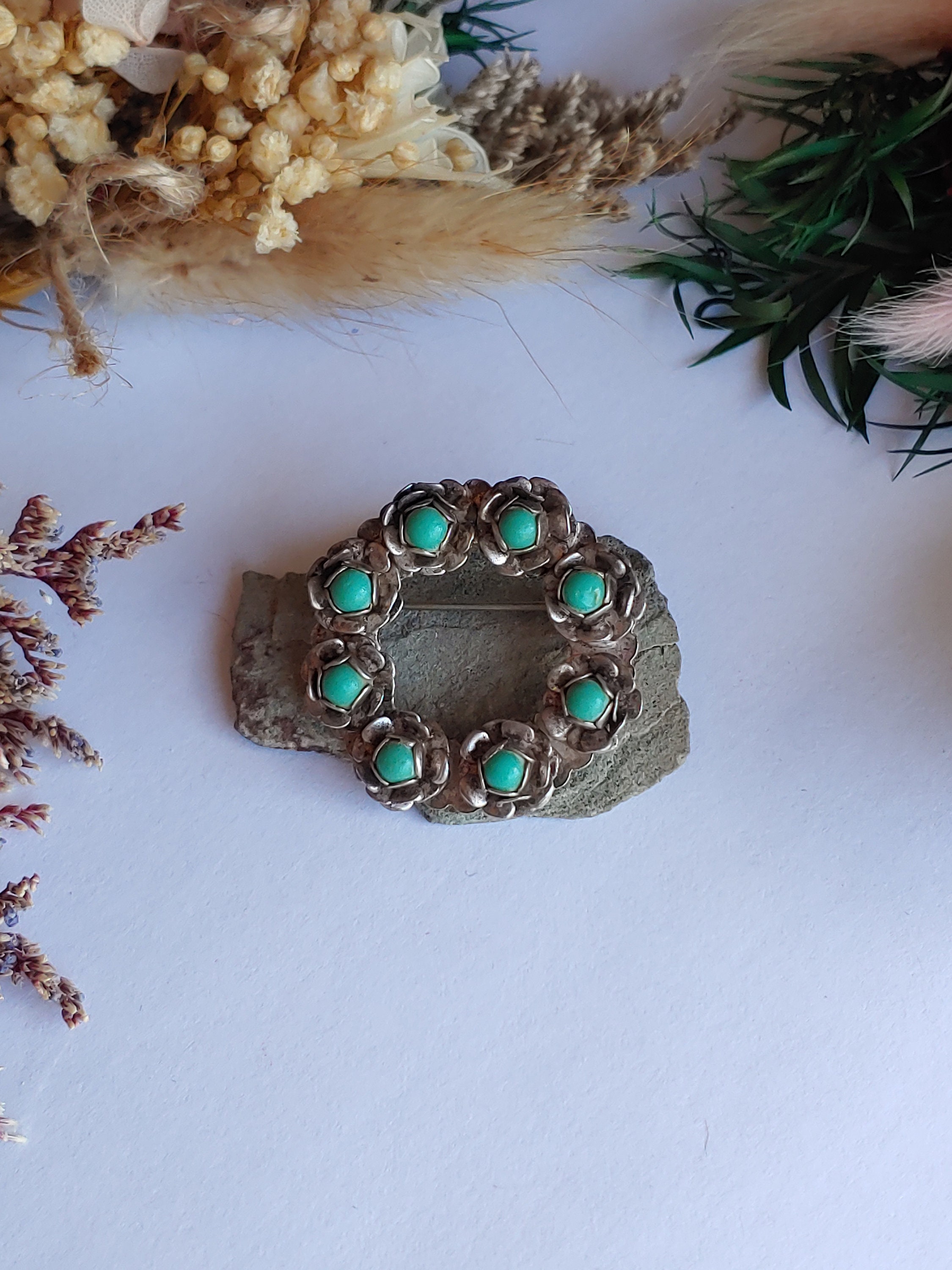 ヴィンテージ メキシコ 925シルバー モダニスト デザイン アメジスト