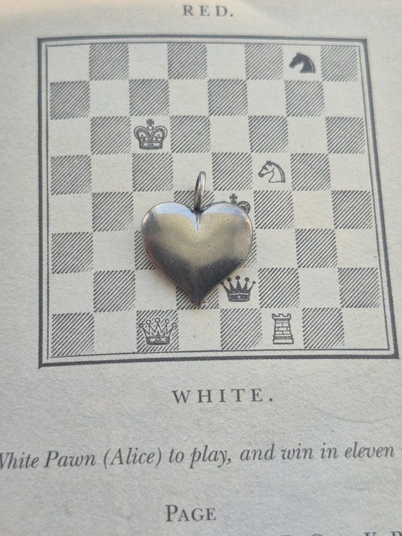 Vintage Hans Hansen sterling silver heart pendant | #307 Hansen | - Denmark silver earrings | Modernist silver heart pendant |