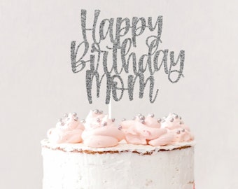 Happy Birthday Mama Cake Topper Celebrating Mom Cake Toppers | Etsy