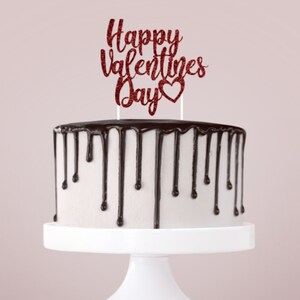 Happy Valentines Day Cake Topper, Valentines Day Cake Decor, Be My ...