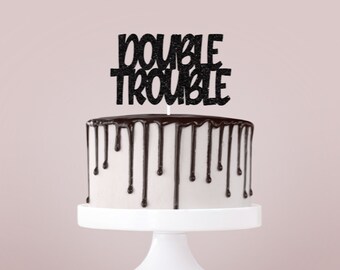 Twins Birthday Cake Etsy Twins Birthday Cake Etsy