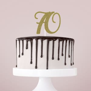 70 Cake Topper, 70th Birthday Cake Topper, Glitter Topper, Seventieth Birthday Cake Topper, Number Seventy Birthday Cake Sign