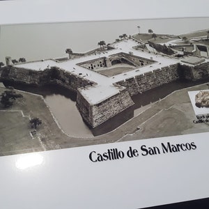 Pièce de pierre de Castillo de San Marcos, St. Augustine, FL. Des travaux de réparation des années 1960. image 2