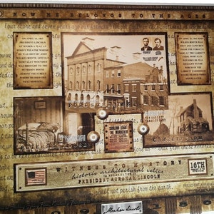 Actual Abraham Lincoln RELICS historic sites specks, April 1865, John Wilkes Booth, Washington, D.C, VA, Civil War, president,