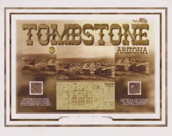 DIRT soil earth from TOMBSTONE, AZ....O.K Corral & Boothill Wyatt Earp, Old Wild West, cowboys, western, sheriff, 1800&#39;s