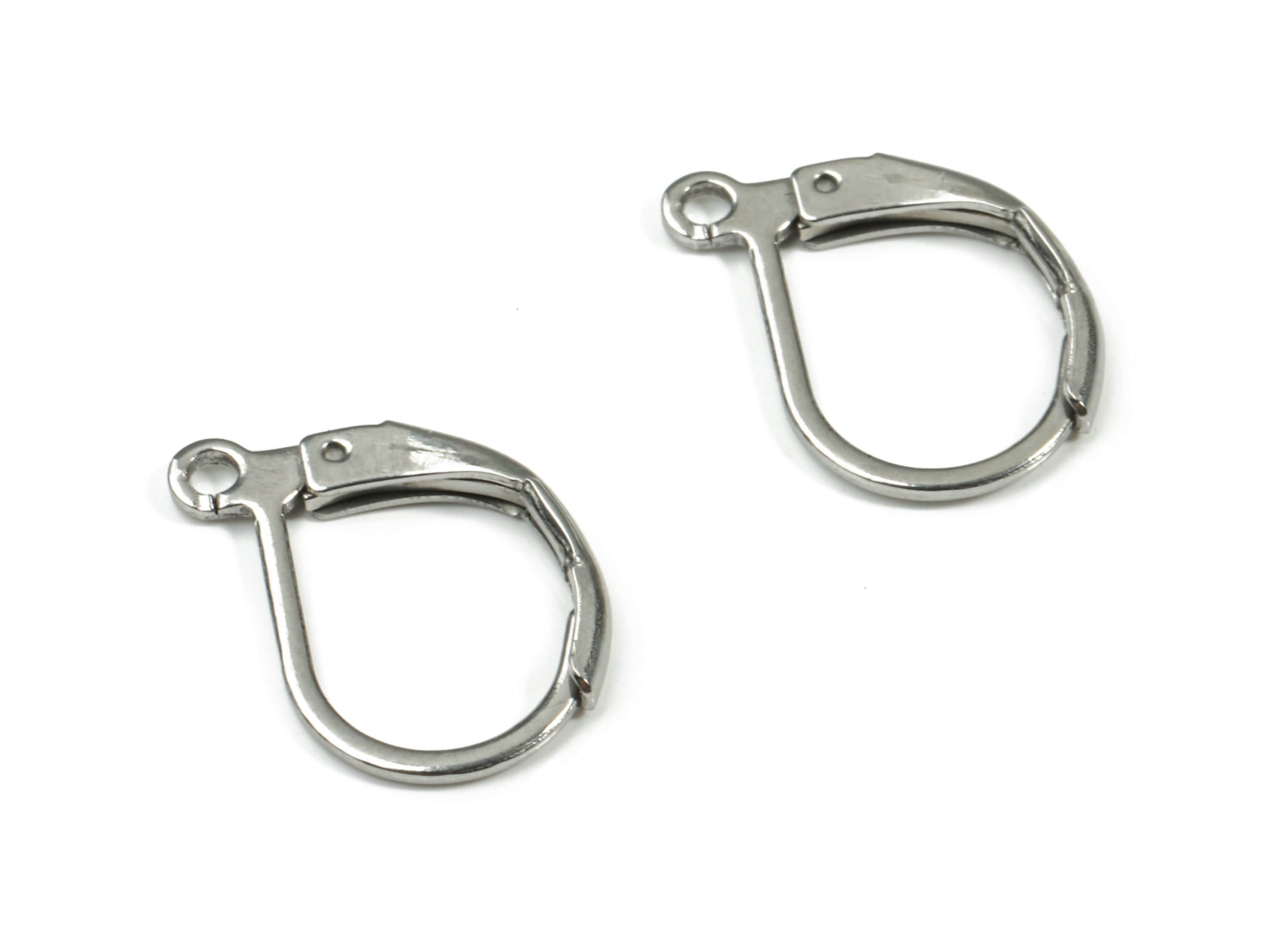 Stainless Steel Leverback Earring Clasp 304 Stainless Steel Etsy