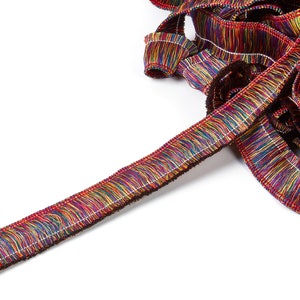 Tassel Fringe Trim - Chainette Fringe - Cotton Tassel Trim - Dress Fringing Tassels - Jewelry Accessories - 25x2.5mm - RS1039