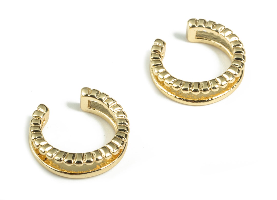Thick Ear Cuff Ear Cuff No Piercing Gold Ear Cuff Jewelry Etsy