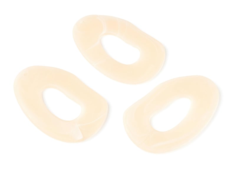 Resin Charms - Resin Earrings - Oval Shaped Earrings Charms - Earring Findings - Jewelery Making - 55.97x35.8x2.75mm - AC1297D image 3