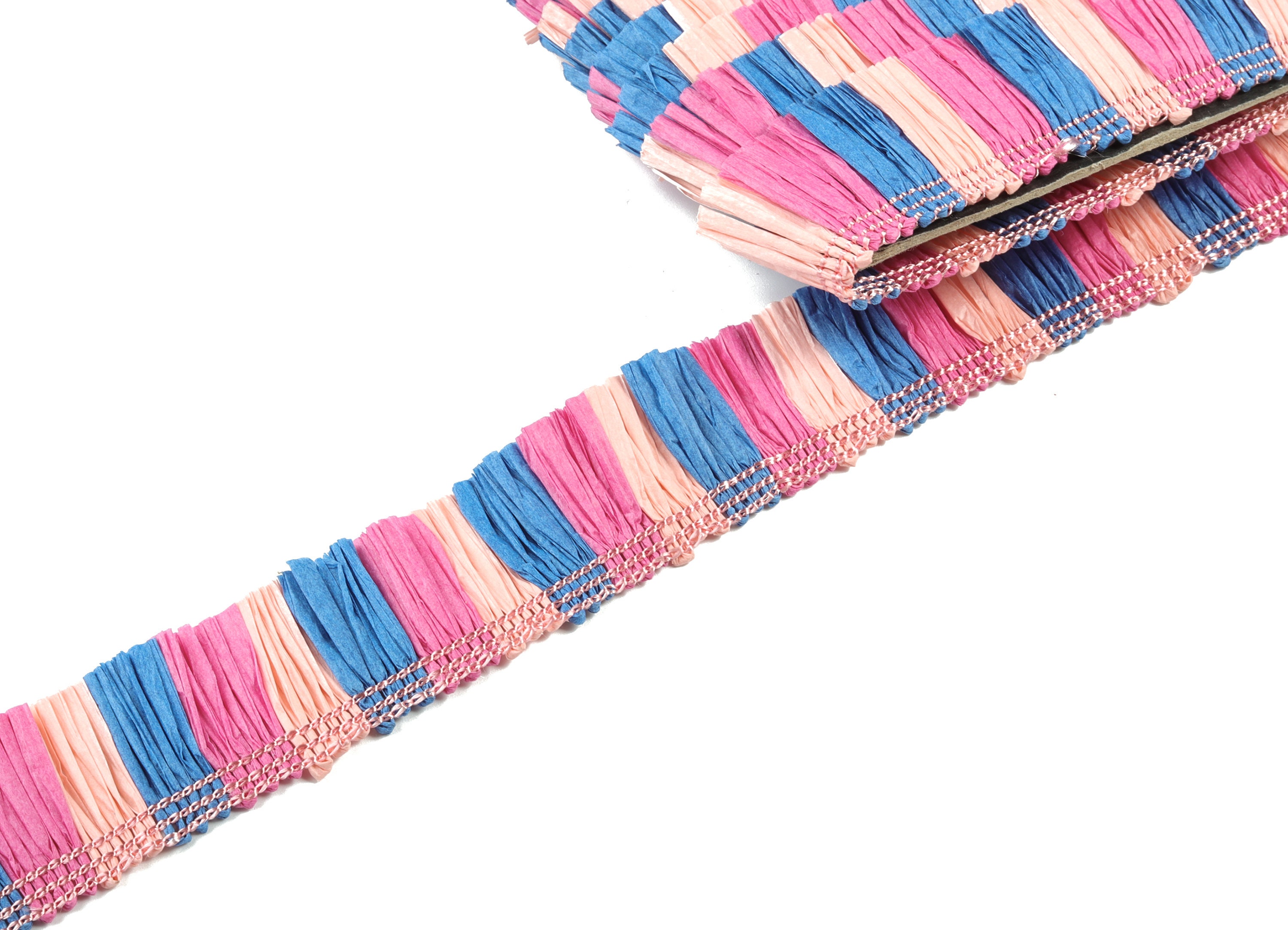 Raffia Tassels Strip Natural Raffia Grass Blue Pink Color Etsy Ireland