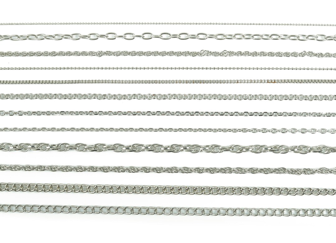Tiny Rope Chain Cable Chain - Tiny Ball Chain - Brass Rope Chain - Soldered Rope Chain ...