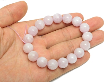 Kunzite Cyprinite Crystal Bead - Purple Bead for Crafting - 1 Strand/18Pcs/47g Around - Calming Energy Crystal Bead - 13x13x13mm - NS2865