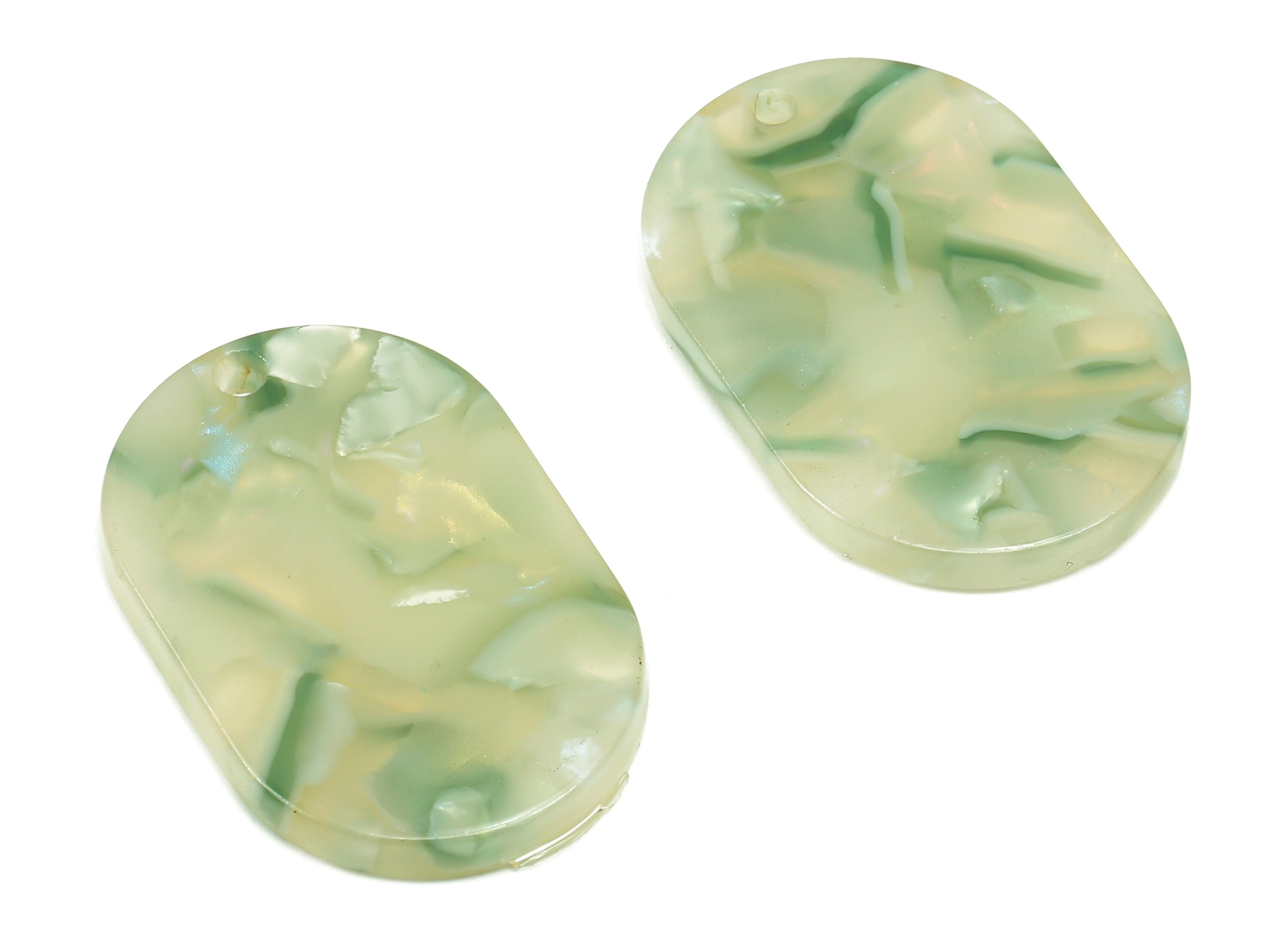 Acetate Oval Earrings Charms - Acetate Oval Earring - Oval