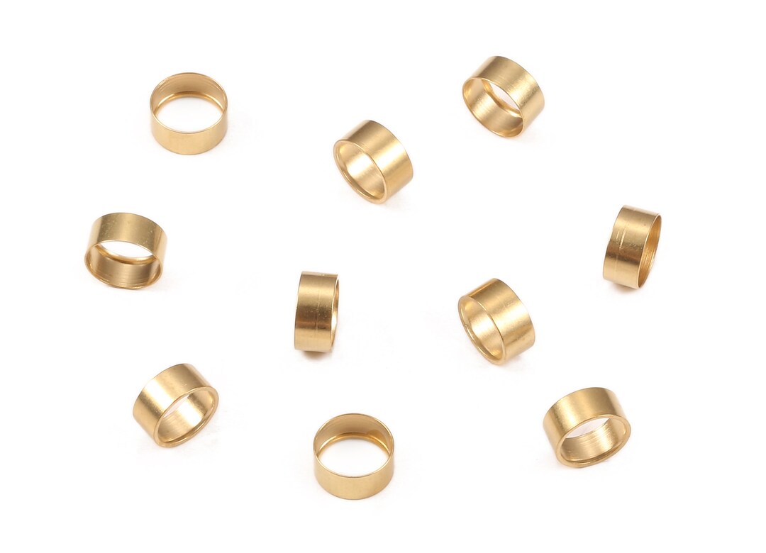 Brass Tube Beads Raw Brass Tube Beads Earring Findings Jewelry Supplies