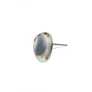 Acetate Acrylic Earring Stud - Post Charms - Blonde Tortoise Shell - Triangle Shaped - Color Code: A07 - 13.8x13.8x2.54mm - AC1590-A07