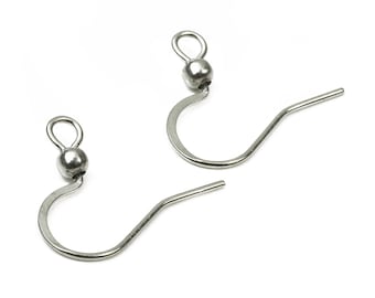 Stainless Steel Earring Hook 3.2 - Stainless Steel Earring Wires - Earring Findings - Jewelry Supplies - 18.65x16.31x2.97mm - PP2822