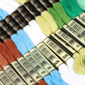 Embroidery Floss Set - 100 Skeins of 8 Meters Each - Embroidery Thread - Cross Stitch Floss - Embroidery Accessories - HM1009 image 2