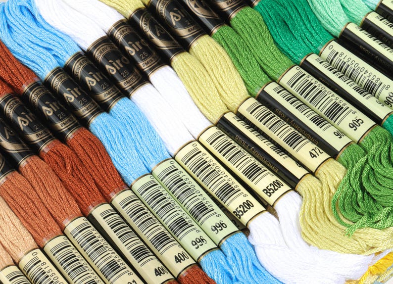 Embroidery Floss Set - 100 Skeins of 8 Meters Each - Embroidery Thread - Cross Stitch Floss - Embroidery Accessories - HM1009 image 2
