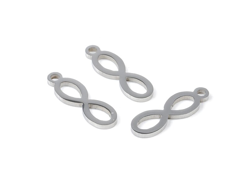 Stainless Steel Infinity Charms Infinity Earrings and Etsy