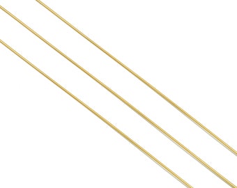 0,6 mm Messingdraht – Wickeldraht – Bulk-Drahtperlen – KC-Gold-Ton-Beschichtung – Messingdraht aus massivem Gold – Juwelierherstellung – 0,6 x 0,6 mm – PP10494-60