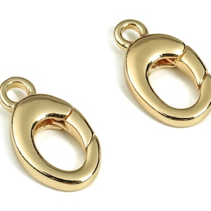 Brass Earring Parrot Clasps - Gold Claw Clasps - Gold Lobster Clasps -18K Gold Plated Brass - Jewelry Supplies -19.79x2.95mx3.96mm- RGP3565